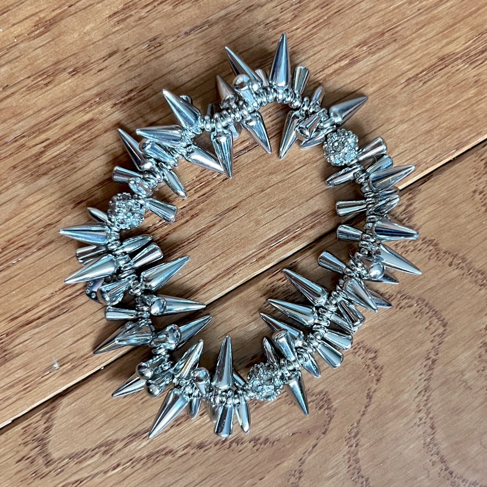 Stella & Dot silver Renegade bracelet